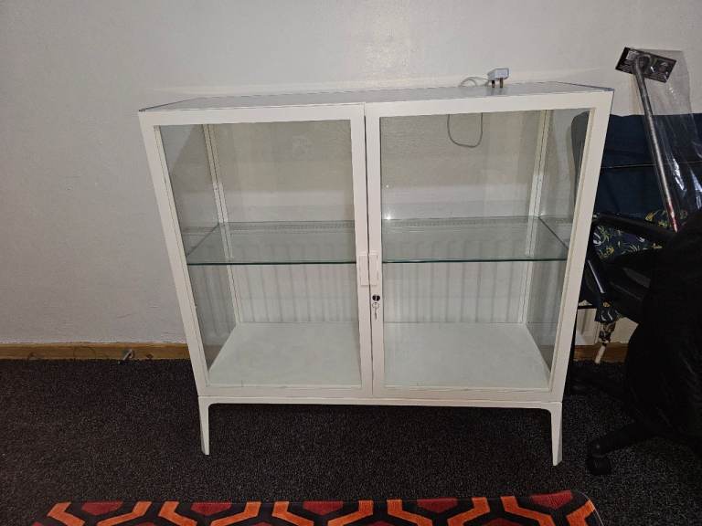 image for Glass cabinet with built in light