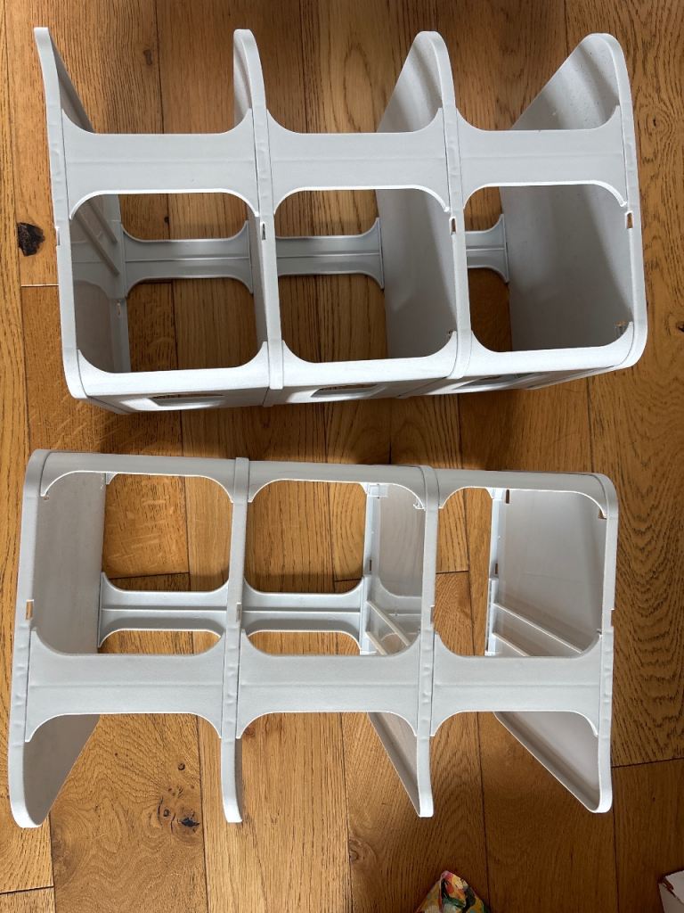 FREE 2 x modular shoe storage towers