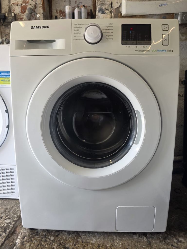 Samsung ecobubble 8kg washing machine 