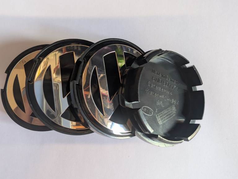 Set x 4 55mm 6NO601171 part no wheel centre caps 