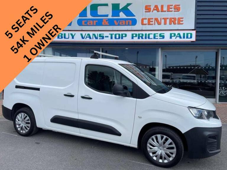 2021 Peugeot Partner Partner Partner 1.5 BlueHDi 950 Professional Long Crew Van 6dr Diesel Manua ...