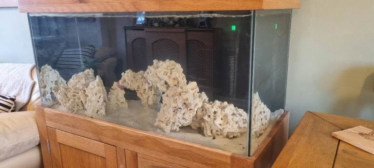 Aqua oak 3ft aquarium with stand and lid