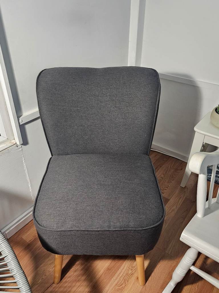 image for Fabric grey chair 