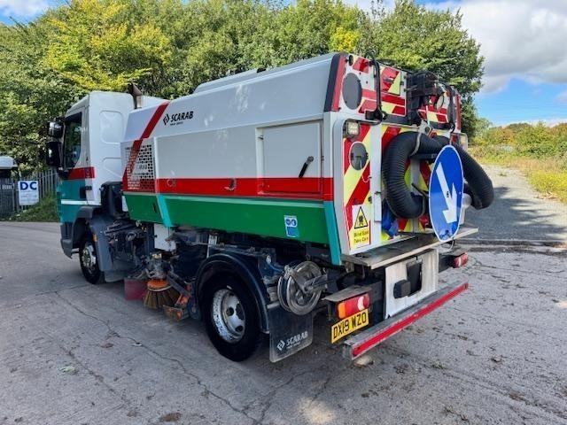 2019 19  DAF LF 180 E6 LHD Scarab Merlin dual sweep road sweeper