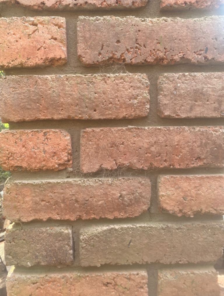 Salvaged reclaimed red brick