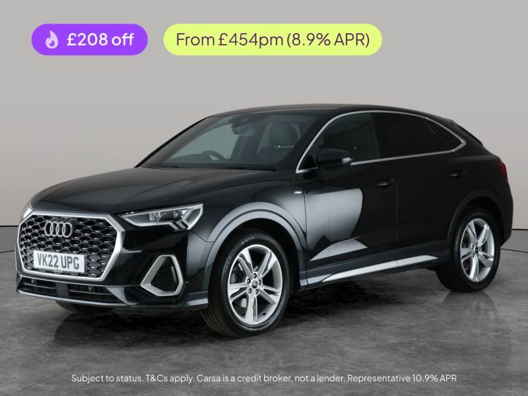 2022 Audi Q3 1.5 TFSI CoD 35 S line Sportback 5dr Petrol S Tronic Euro 6 (s/s) (150 ps)  Suv Petr...