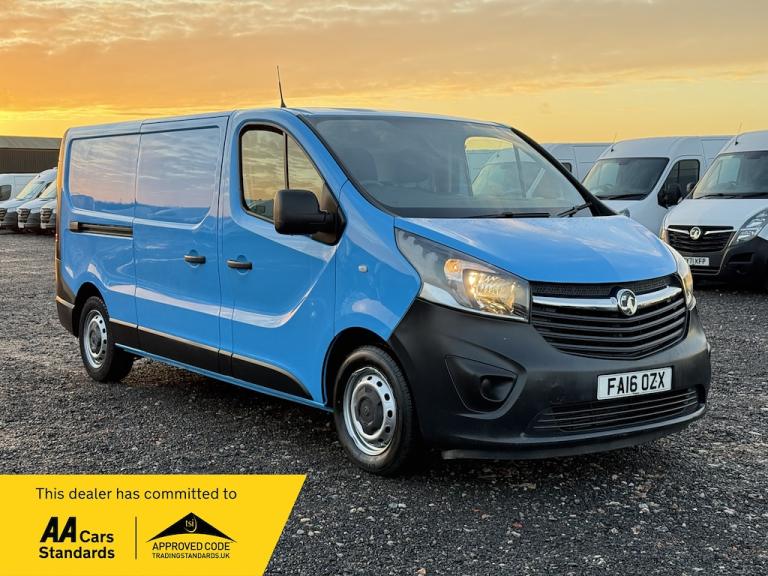 2016 Vauxhall Vivaro 2900 1.6CDTI BiTurbo 120PS ecoFLEX H1 Van PANEL VAN DIESEL Manual