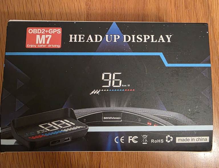 M7 Dual-System Head-Up Display (HUD) – OBD2 & GPS