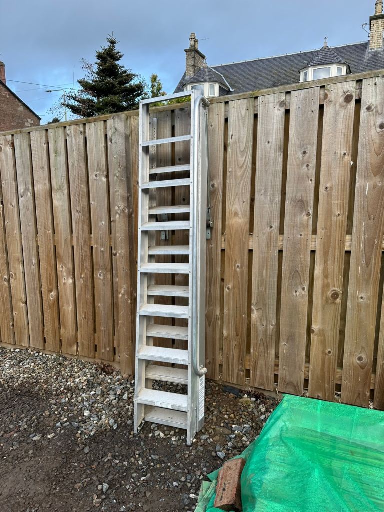 Loft Ladder and pole