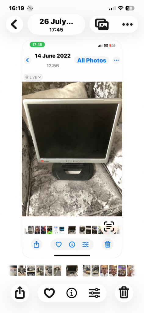 17 inch Suyama CCTV Monitor – Good Condition, Black