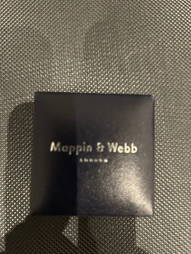 Small ladies 9 ct gold eternity ring with full band of diamonds