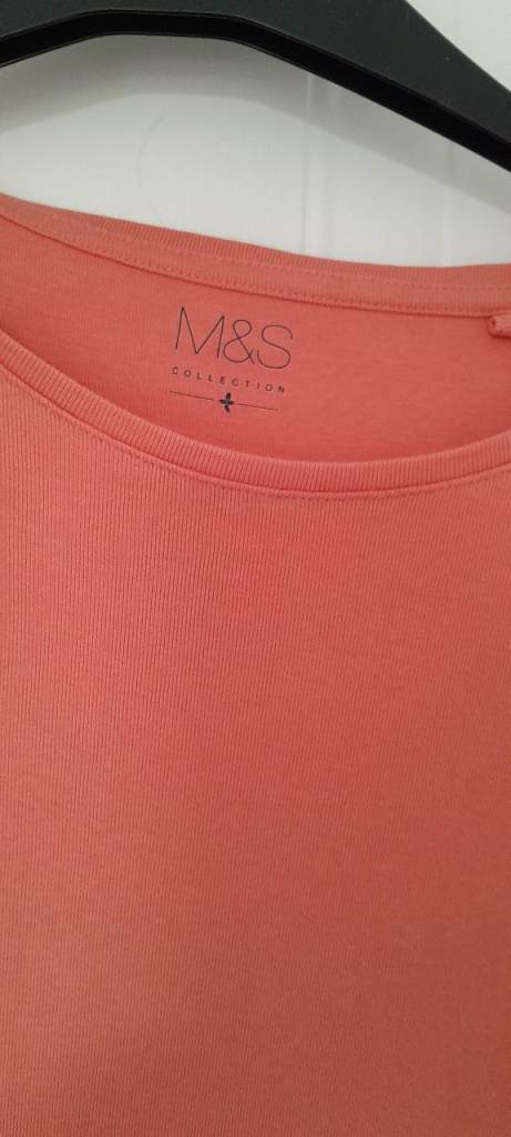 M&S Coral Women's T-Shirt.  This T-shirt is in excellent condition as it has never been worn.