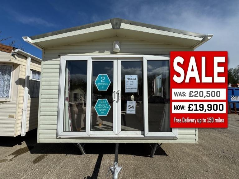 2 Bed 39x12 Static Caravan - DG, CH, New Carpet, Ensuite, Patio Doors - Offsite