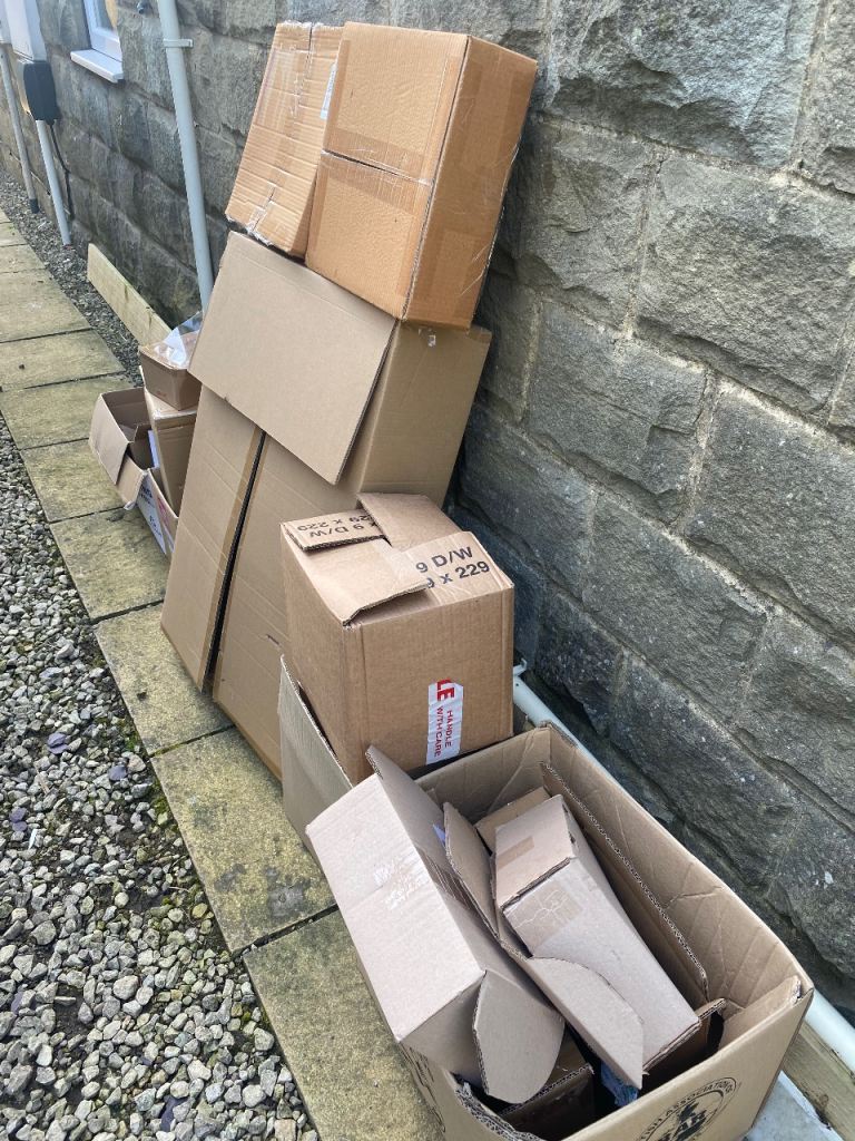 Selection of Cardboard Moving Boxes