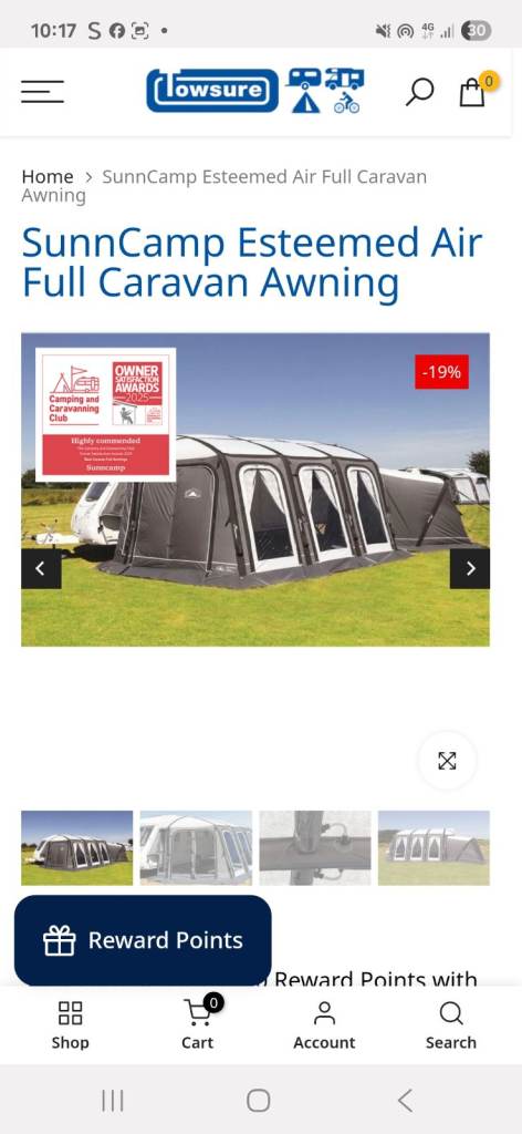 Caravan Air Awning BRAND NEW size 14