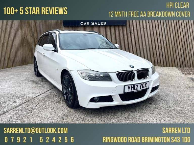 2012 BMW 3 Series 2.0 320d Sport Plus Edition Touring Steptronic Euro 5 5dr ESTATE Diesel Automatic
