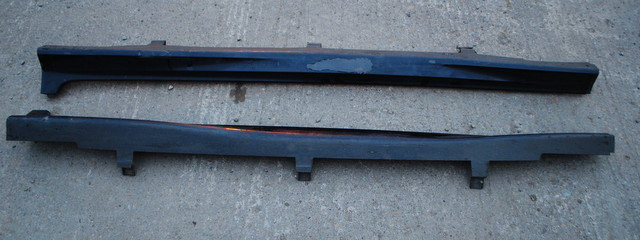 2009 HONDA CIVIC MK8 3 DOOR PLASTIC SIDE SKIRTS / SILL TRIMS - PAIR