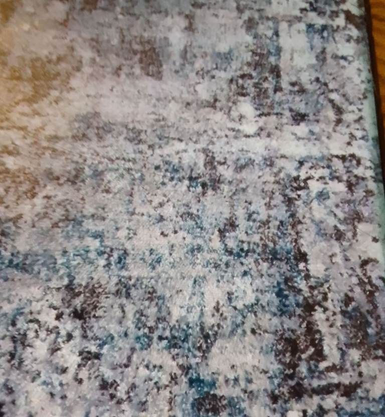 Navy grey abstract rug brand new 