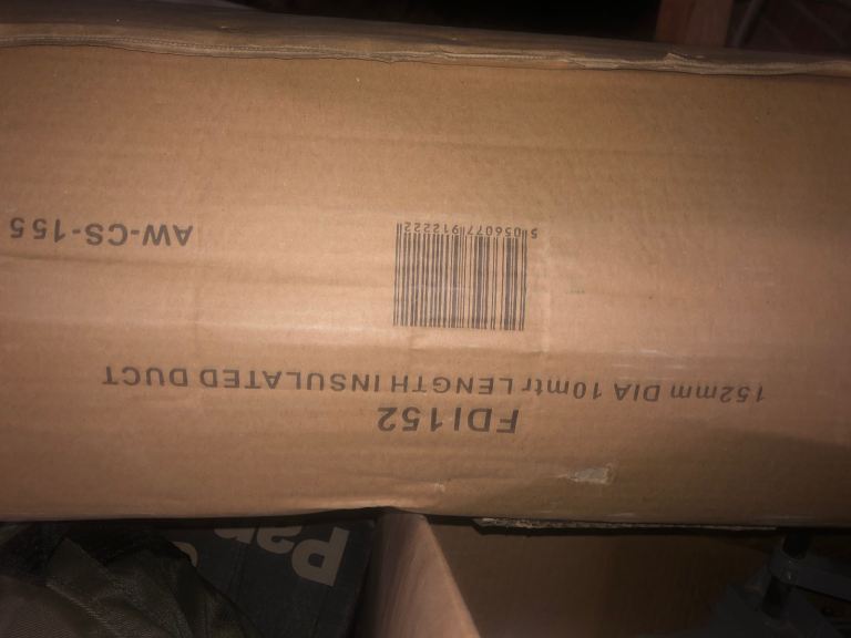 Air conditioning flexible duct 10m/150mm