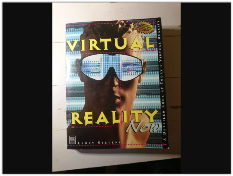 Virtual Reality Now 1994 Larry Stevens Book With 3.5 Inch Floppy Disk Included #VR #1990s Rare