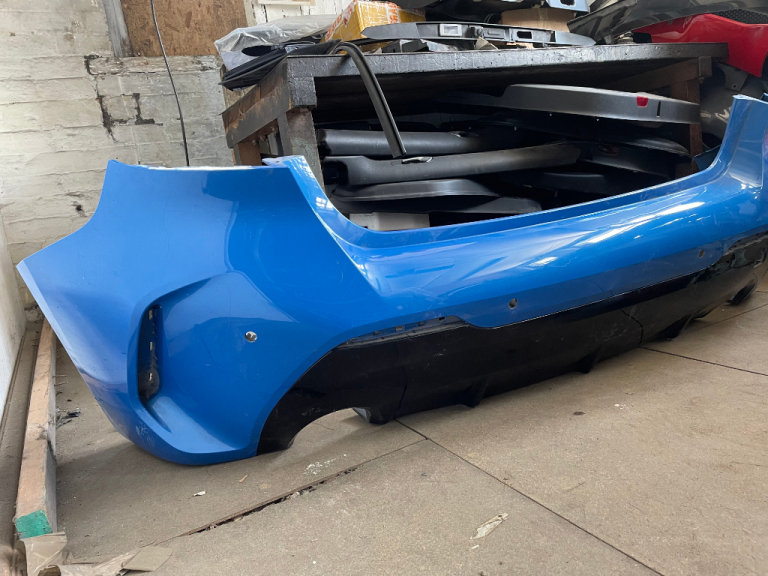 BMW 1 SERIES F40 M SPORT REAR BUMPER & DIFFUSER WITH PDC HOLES (2019-2023)