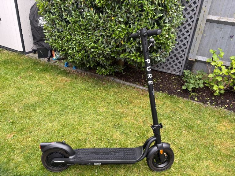 Pure Go Air Electric Scooter - Black, Nearly New