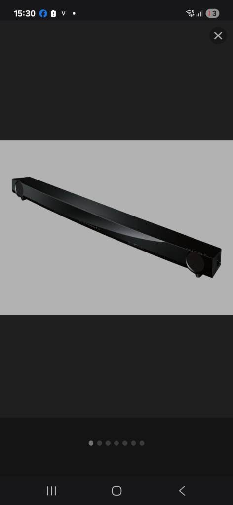 image for Yamaha sound bar, built in subwoofer