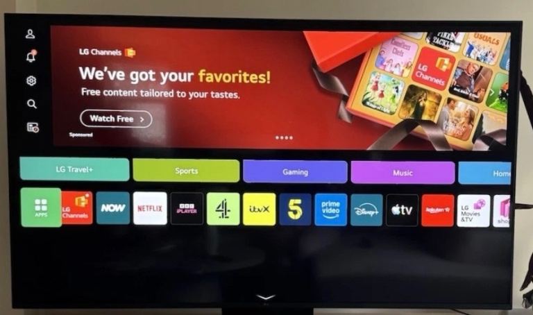 55” LG Smart Tv (No Stand No Remote)
