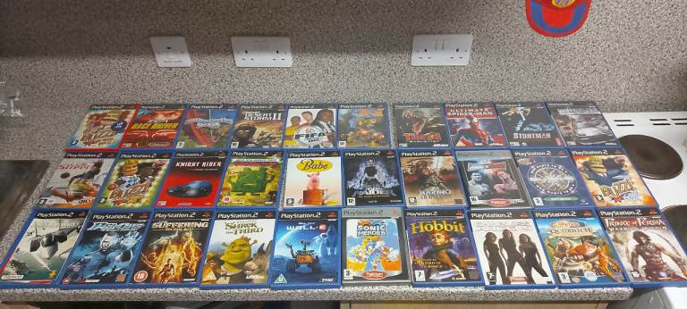 Large PS2 games collection 