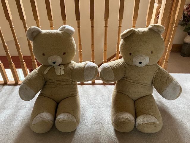 Vintage 1970s Very Large Cuddly Teddy Bears £30 each or both for £50
