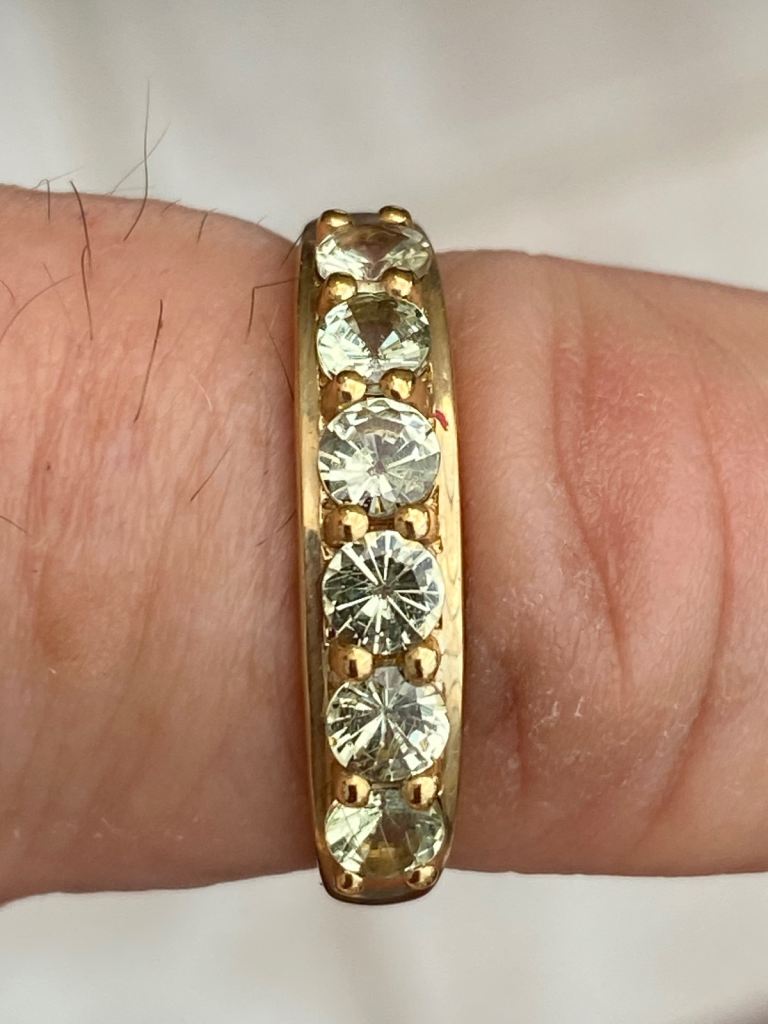 New very rare ‘Merelani’ Mint Garnet Gold Ring