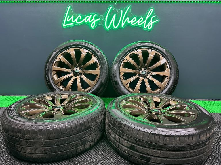 Range Rover Velar / Evoque / Discovery Sport / FL2 20” Bronze Alloy Wheels Style 1032 & all Pirelli!