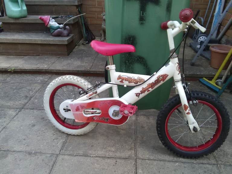 CHILD'S BIKE DUNLOP RUBY SPORT WITH 14" WHEELS 
