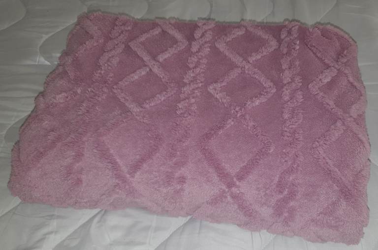 SHEIN Pink Mauve Purple Bohemian Blanket Bedspread Soft Cosy Throw 150cm x 200cm NEW