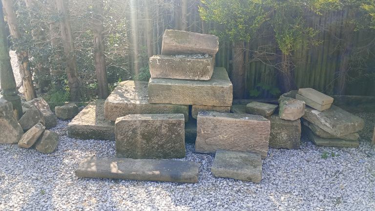 Reclaimed Stone Blocks - Various Sizes, Used