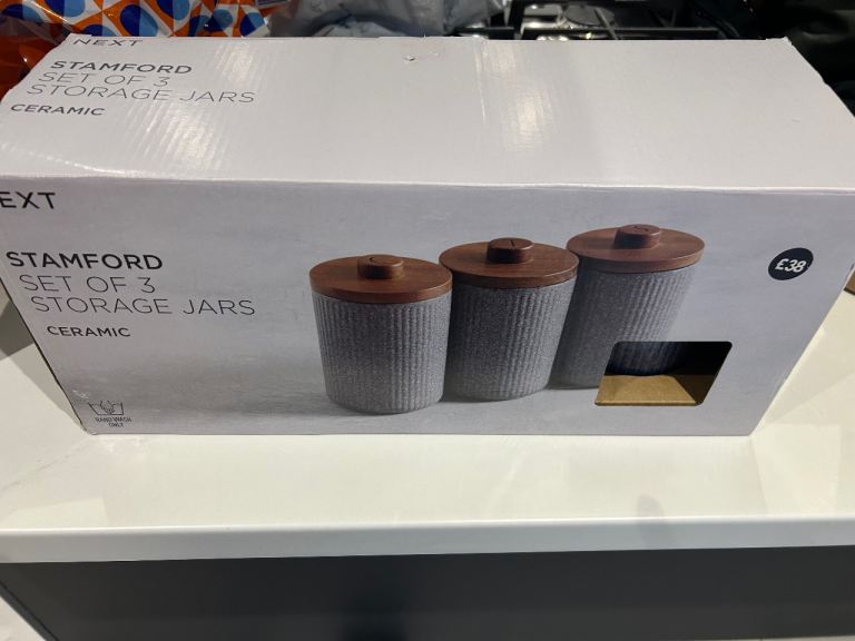 Set of 3 storage jars