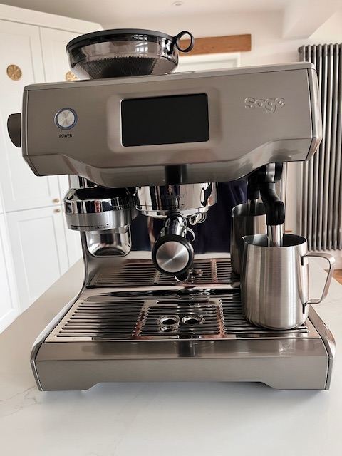Top of the range Sage oracle touch coffee machine.