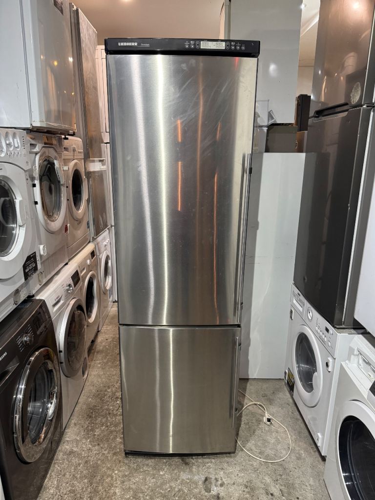 liebherr Stainless steel 2M tall Fridge Freezer With Free Delivery N Warranty 