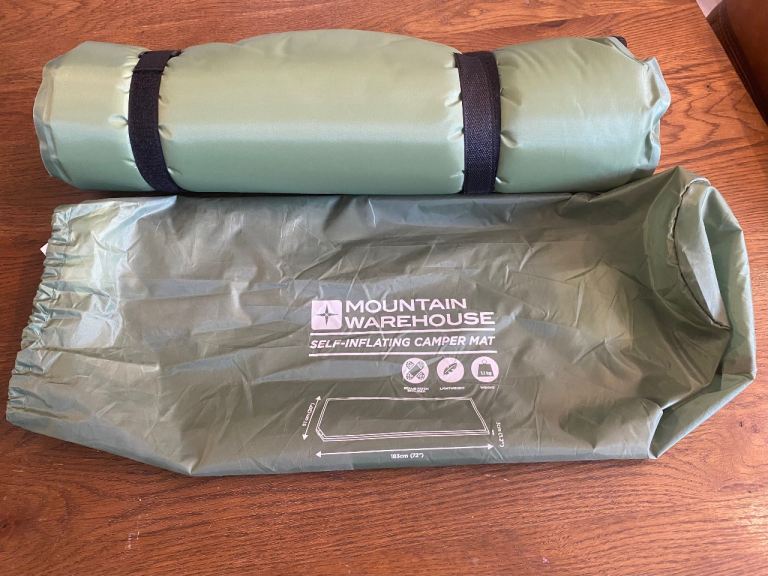 Mountain Warehouse Self-Inflating Camper Mat – New, Green