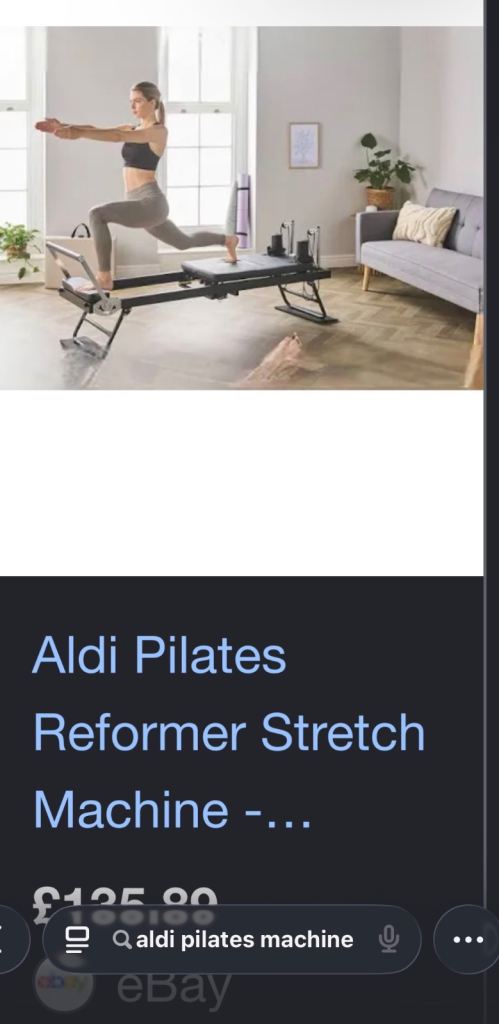 Aldis Pilates reformer 