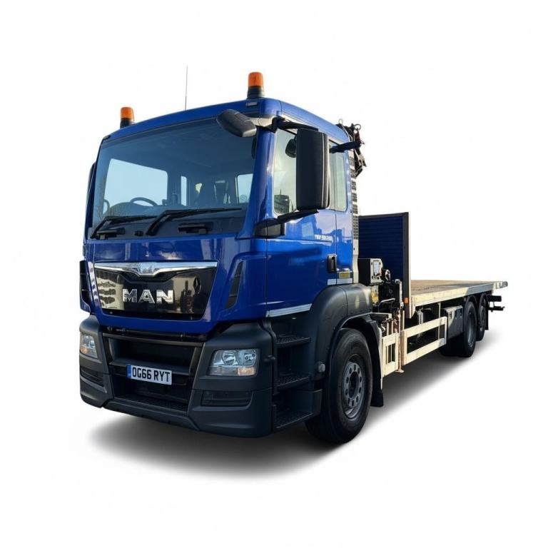 2016 MAN TGS 360 6x2 26 ton crane lorry Remote crane 