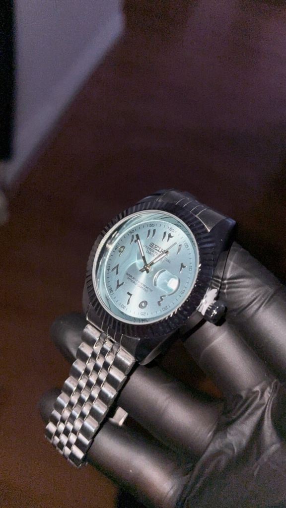 Seiko Arabic dial watch