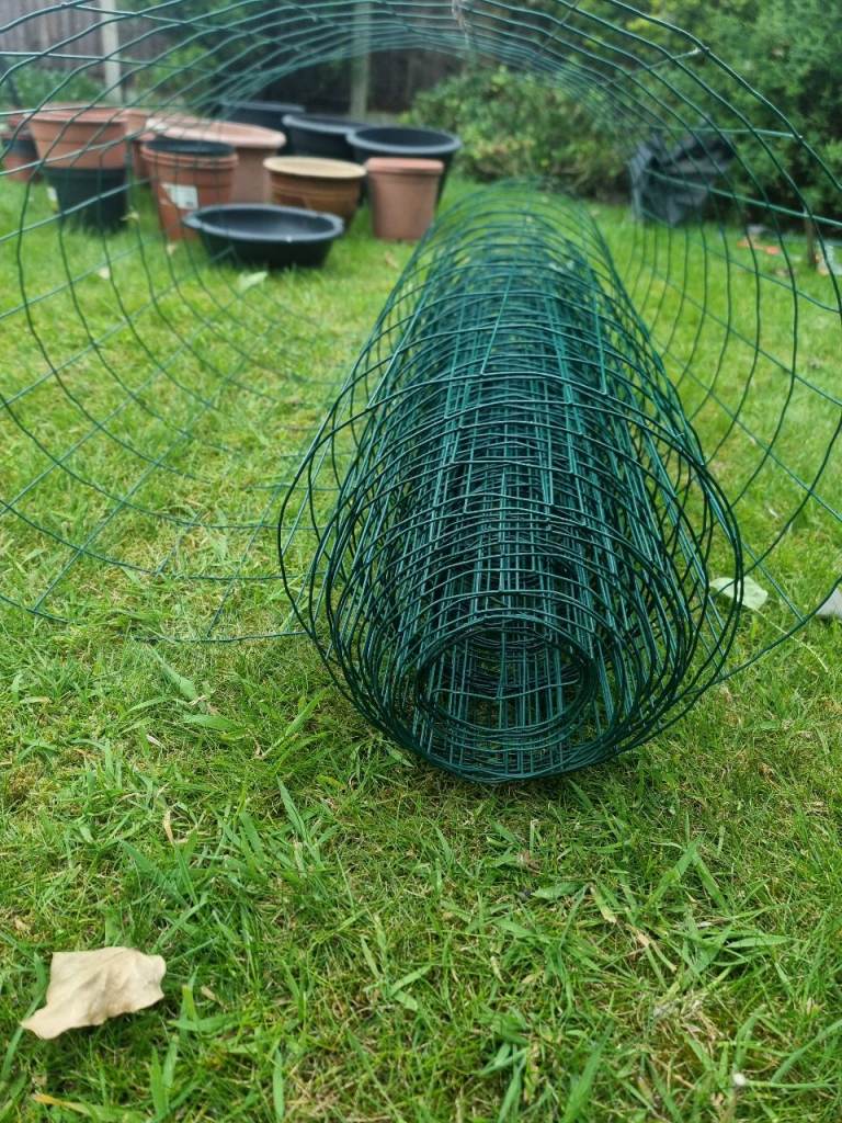Fencing green coated wire.  Collect only