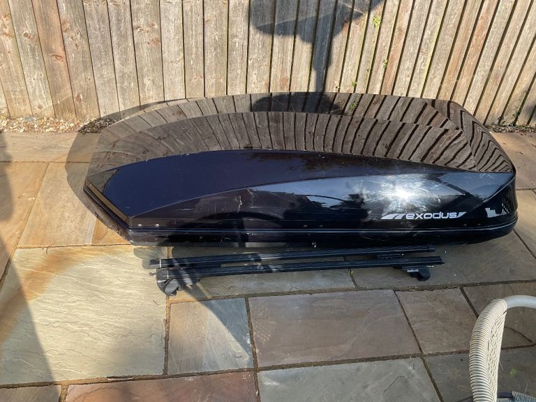 Exodus Roof Box Black  (580Litre)