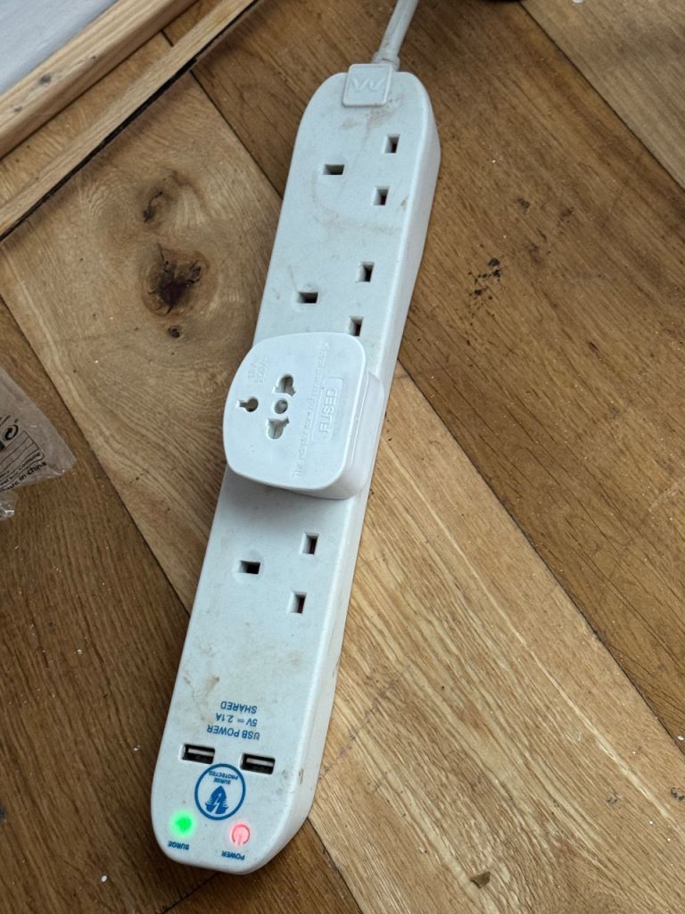 image for 🔌 Surge-protected extension leads: