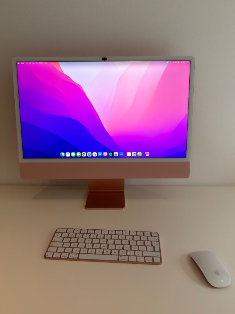 Apple iMac M1 24-inch Desktop – Pink - Excellent Condition