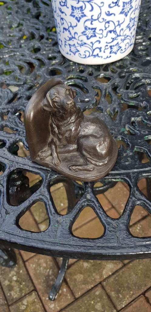 Black Labrador / Retriever pair of book ends