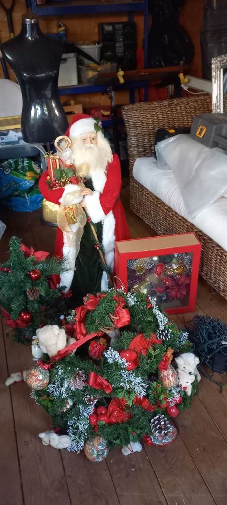 Selection of Christmas decorations 
