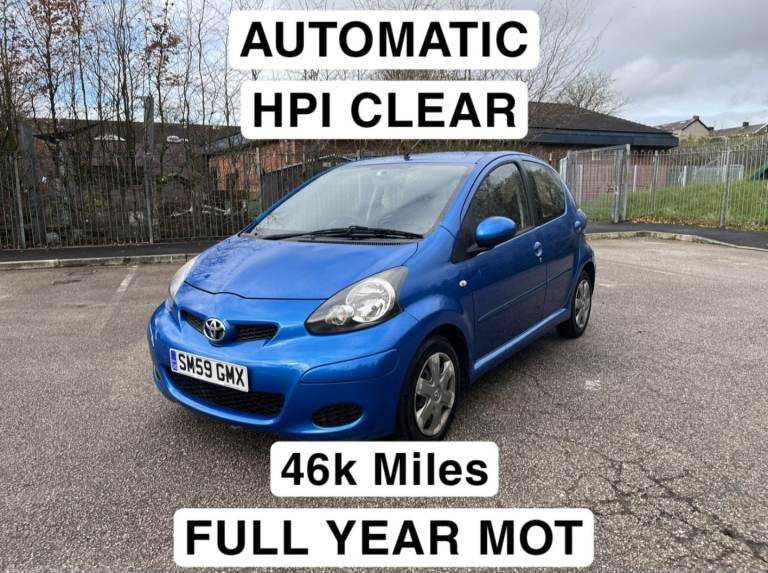 Toyota, AYGO, Hatchback, 2009, Automatic, 998 (cc), 5 doors
