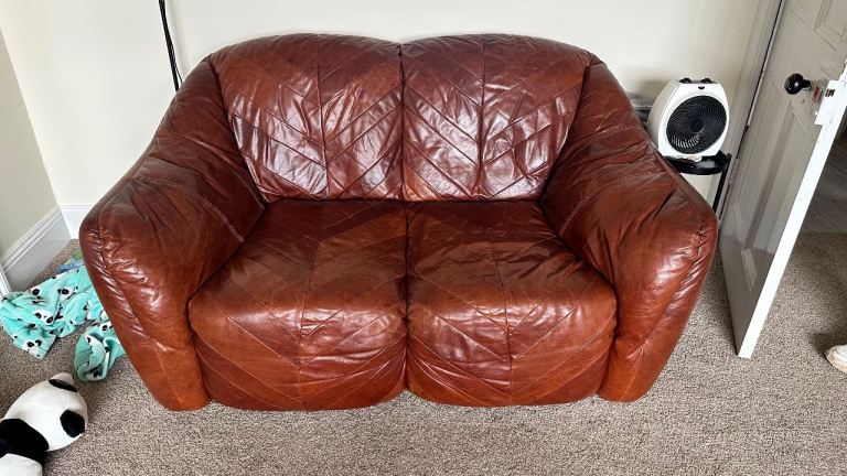FREE x2 leather sofas